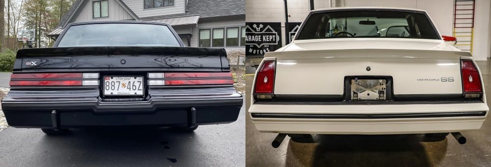 Auction Dilemma Chevrolet Monte Carlo Ss Vs Buick Regal Gnx 2799