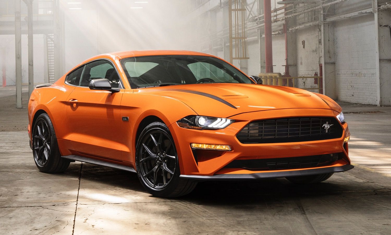 2021 Ford Mustang EcoBoost in Orange