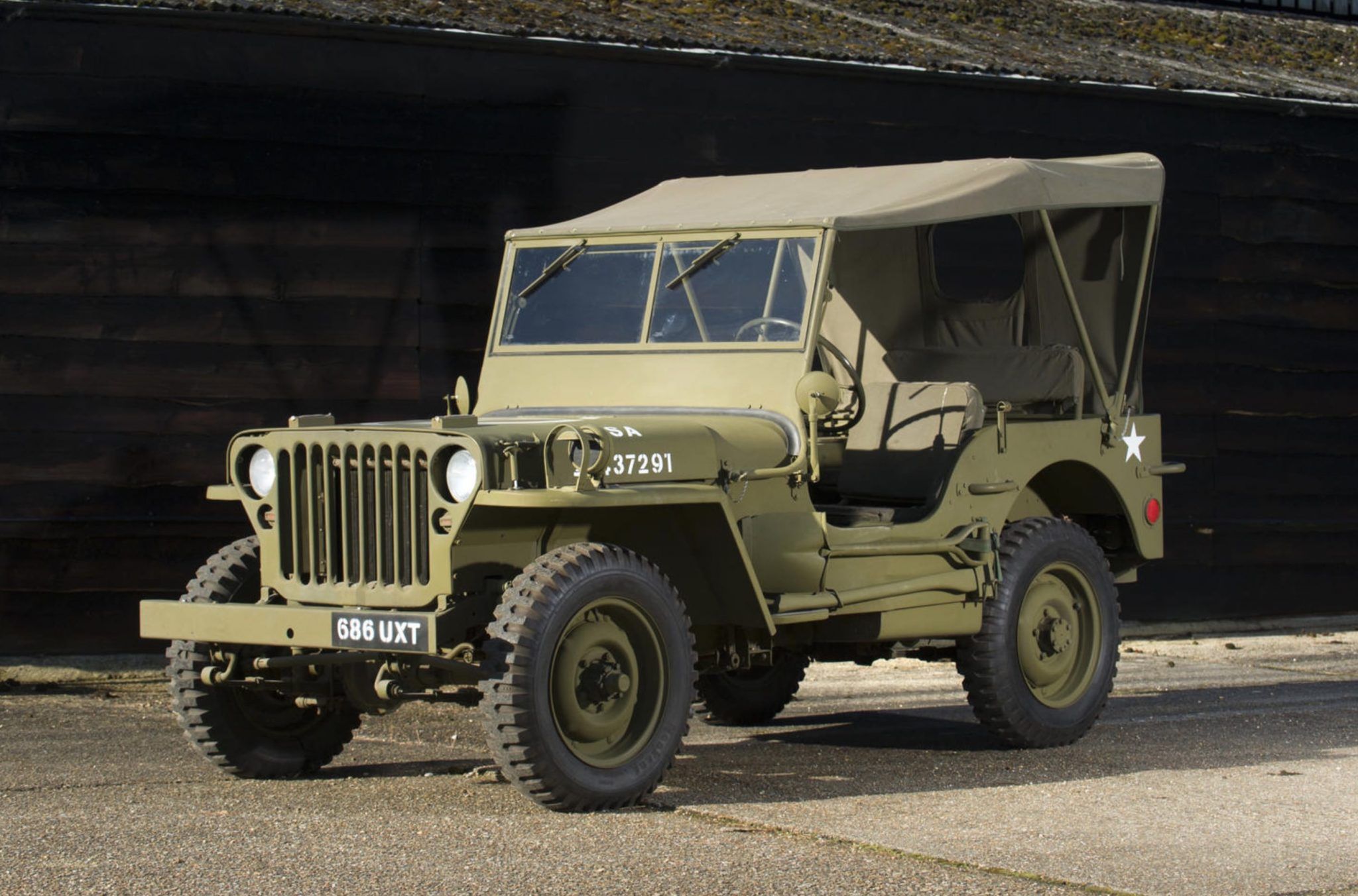 jeep willys military green