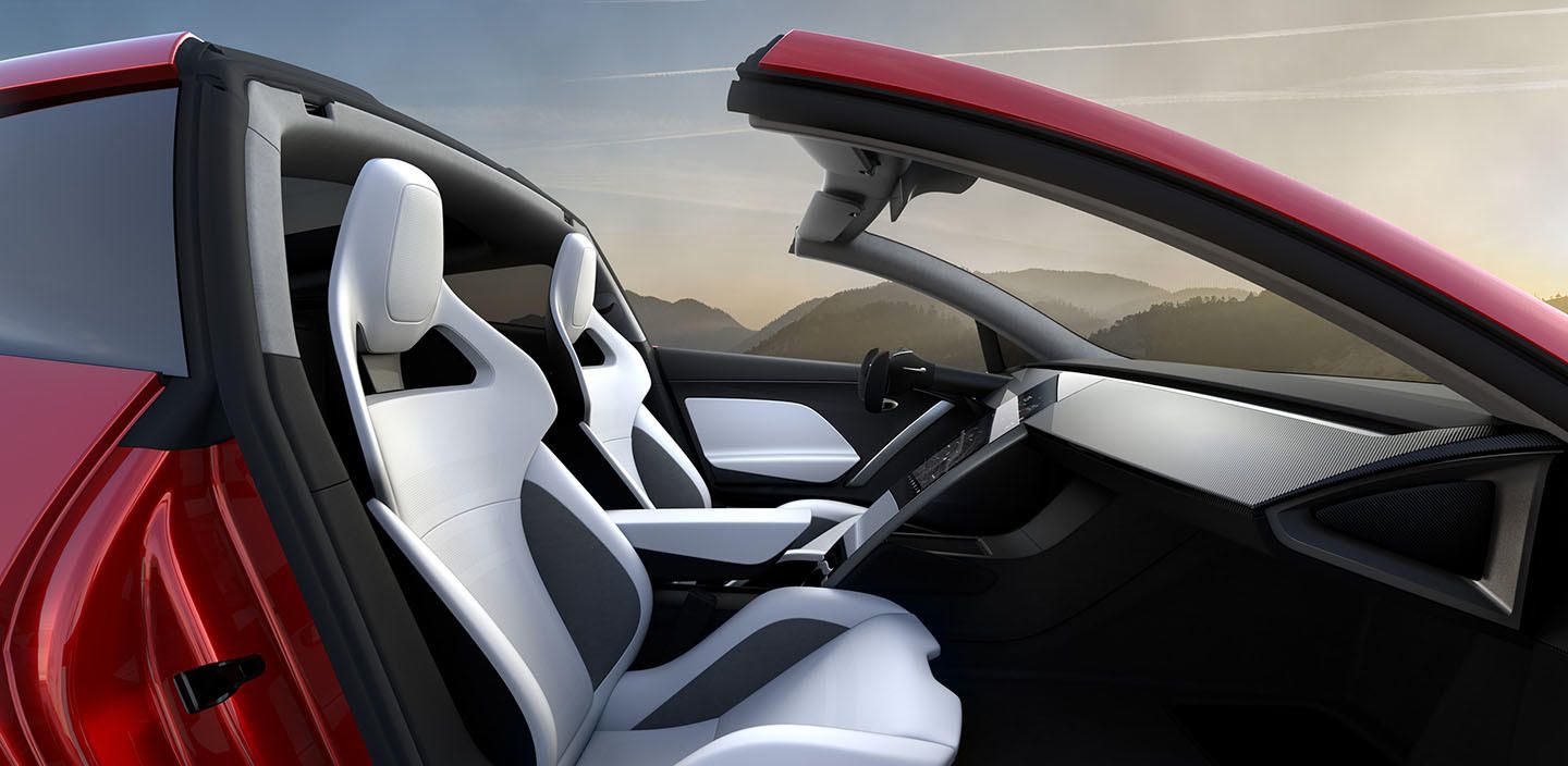 Seating Tesla Roadster 2022