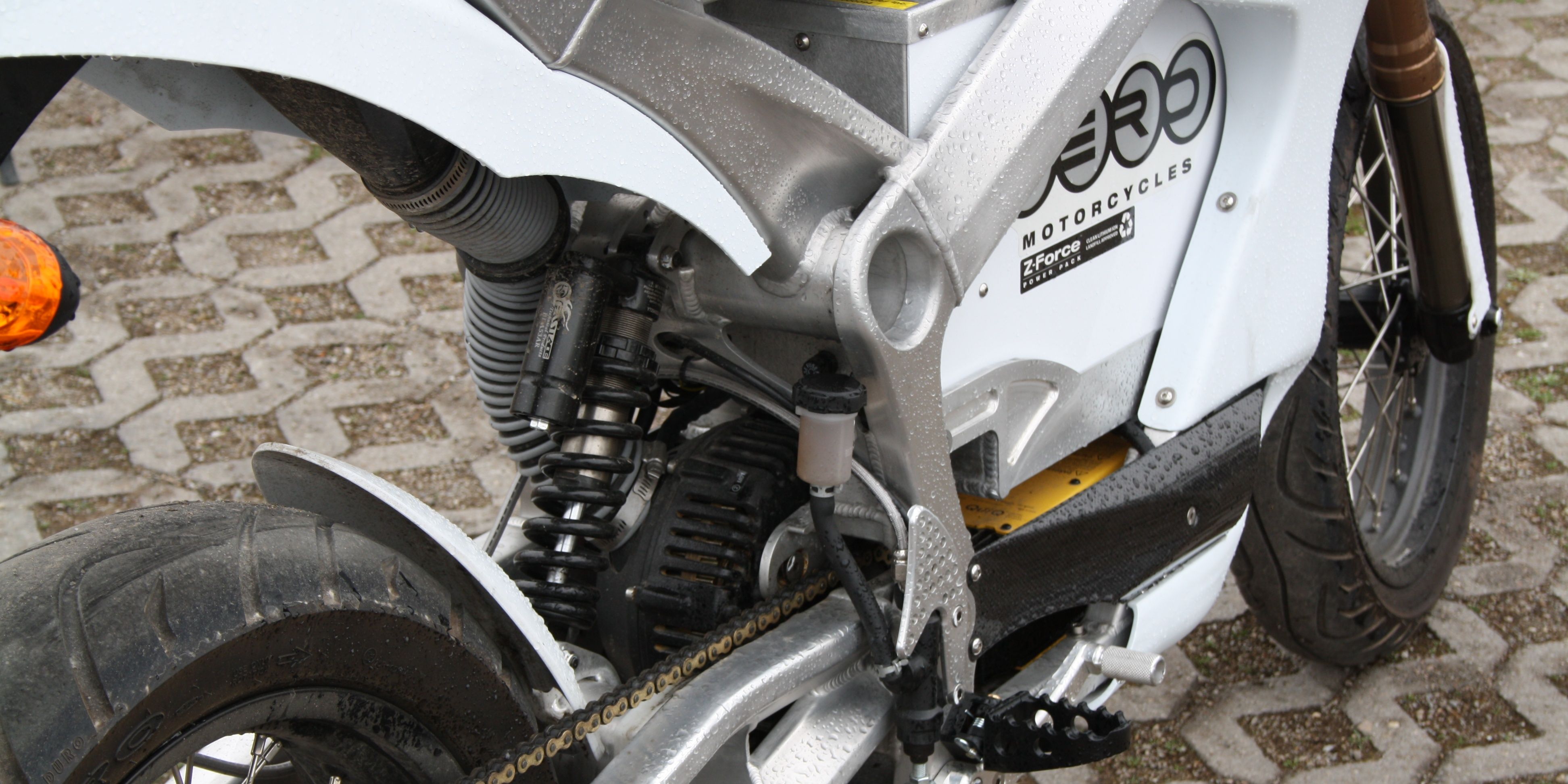 A Closeup Of A Zero Motorcycle