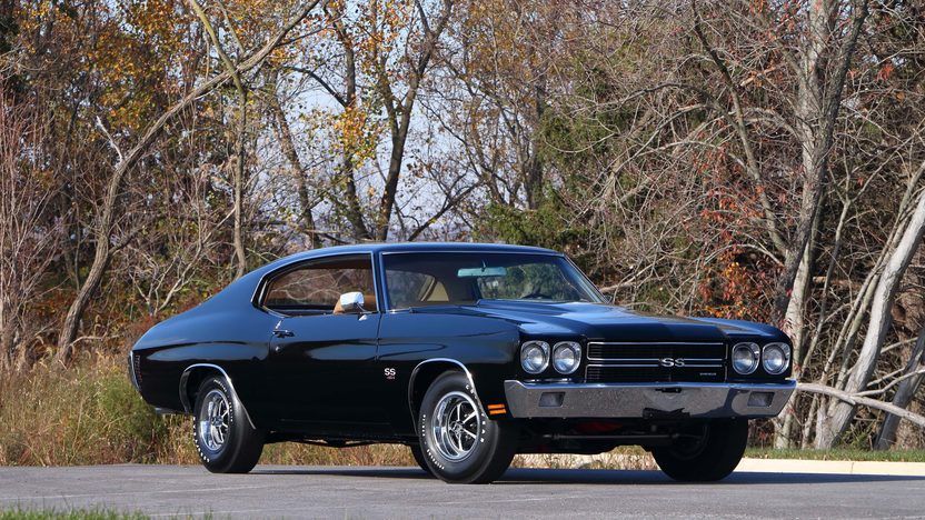 1970 Chevrolet Chevelle SS454 - 450 hp muscle car black