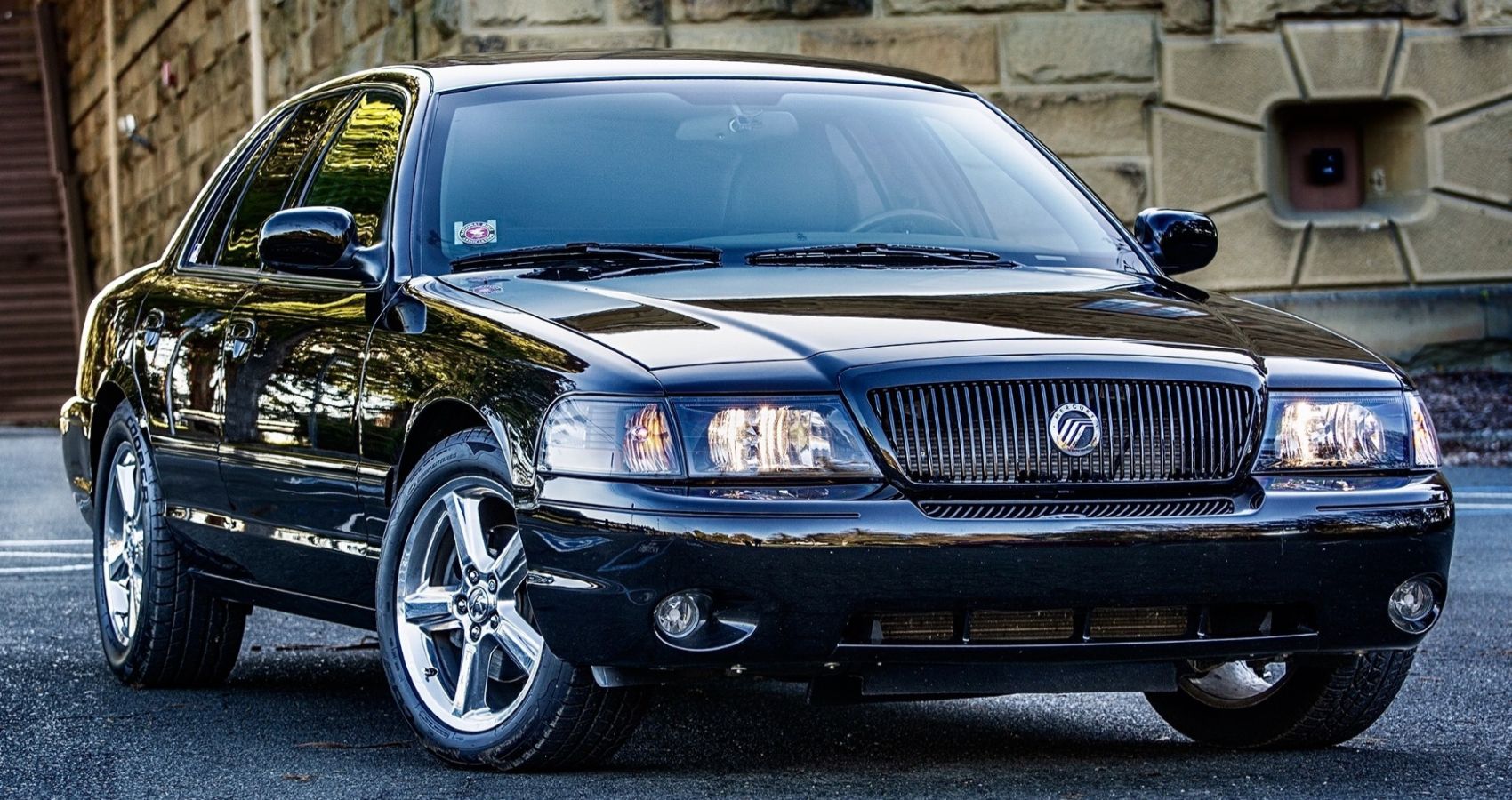 Black Mercury Marauder from the front