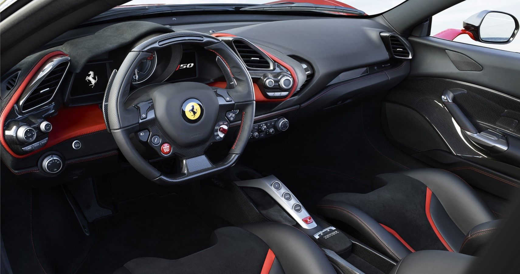 Ferrari J50 interior view