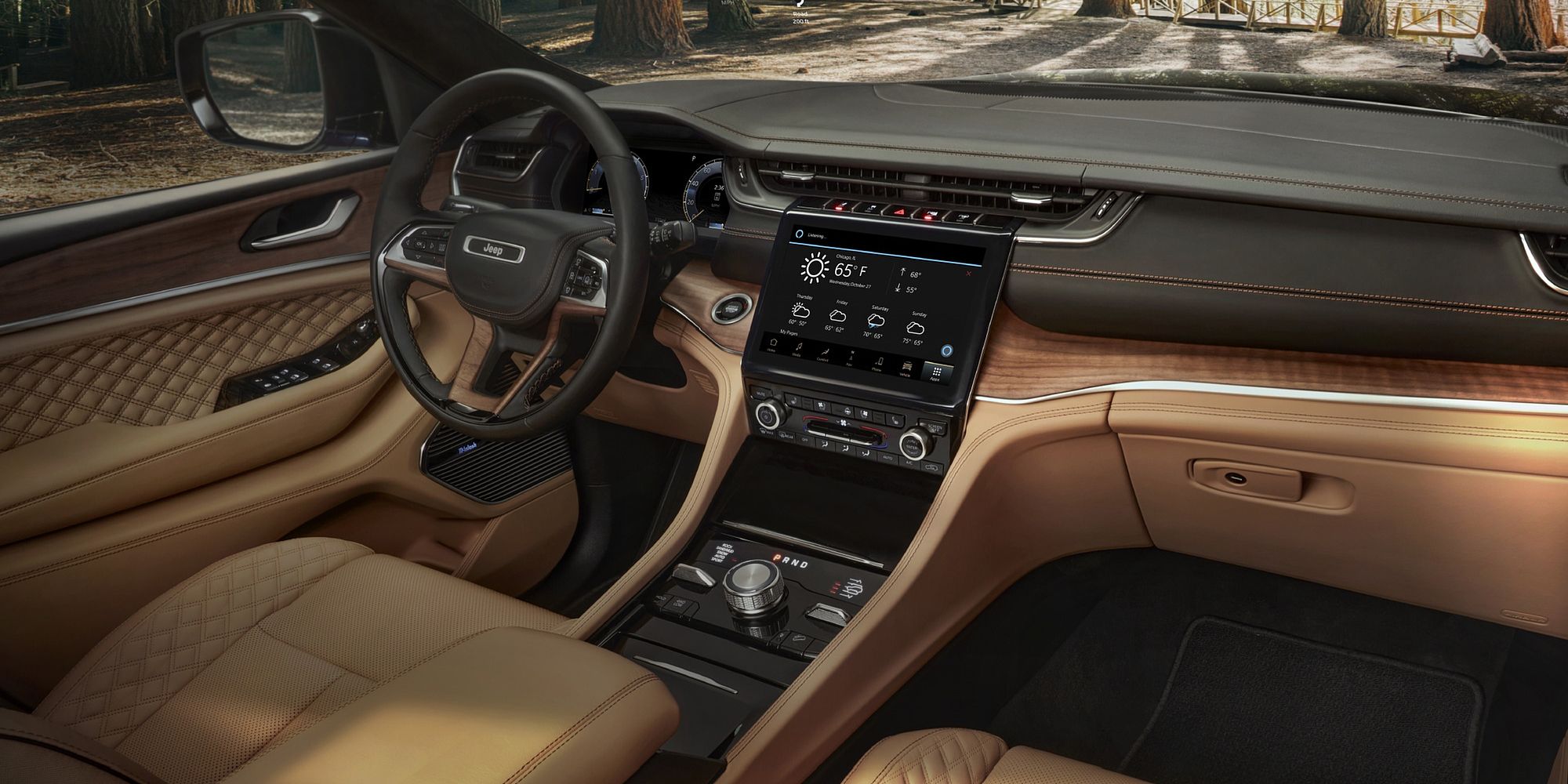 The cabin in the new Grand Cherokee