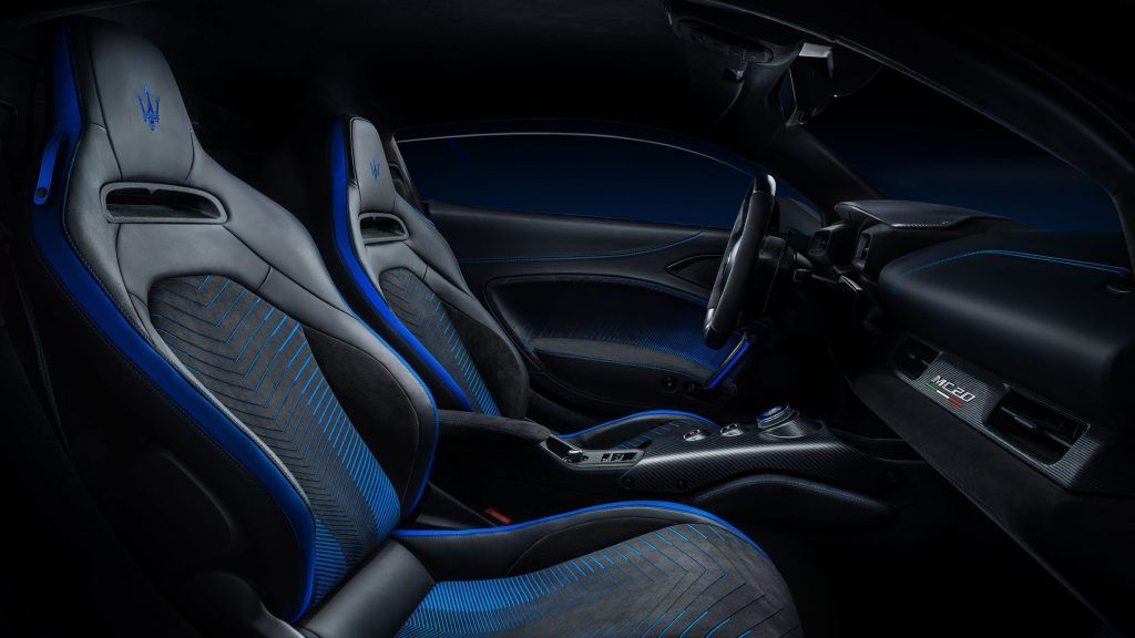 2022 Maserati MC20's Sleek Interior