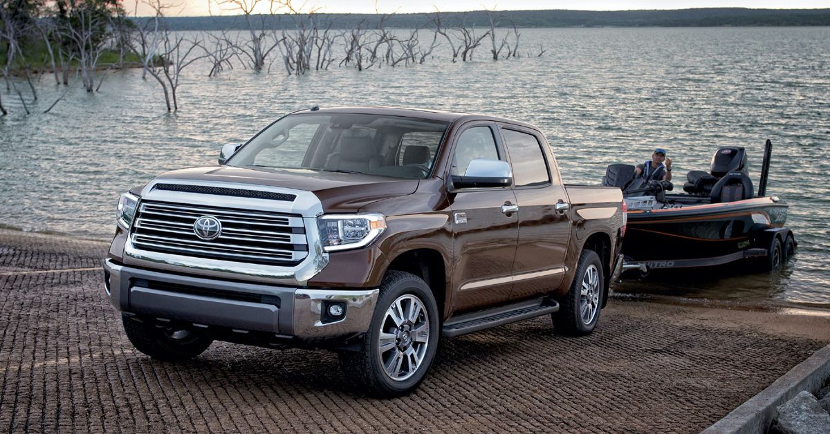 2021 Toyota Tundra Towing A Boat 