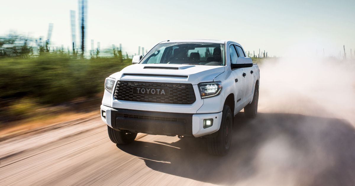 2020 Toyota Tundra Barreling Down The Highway