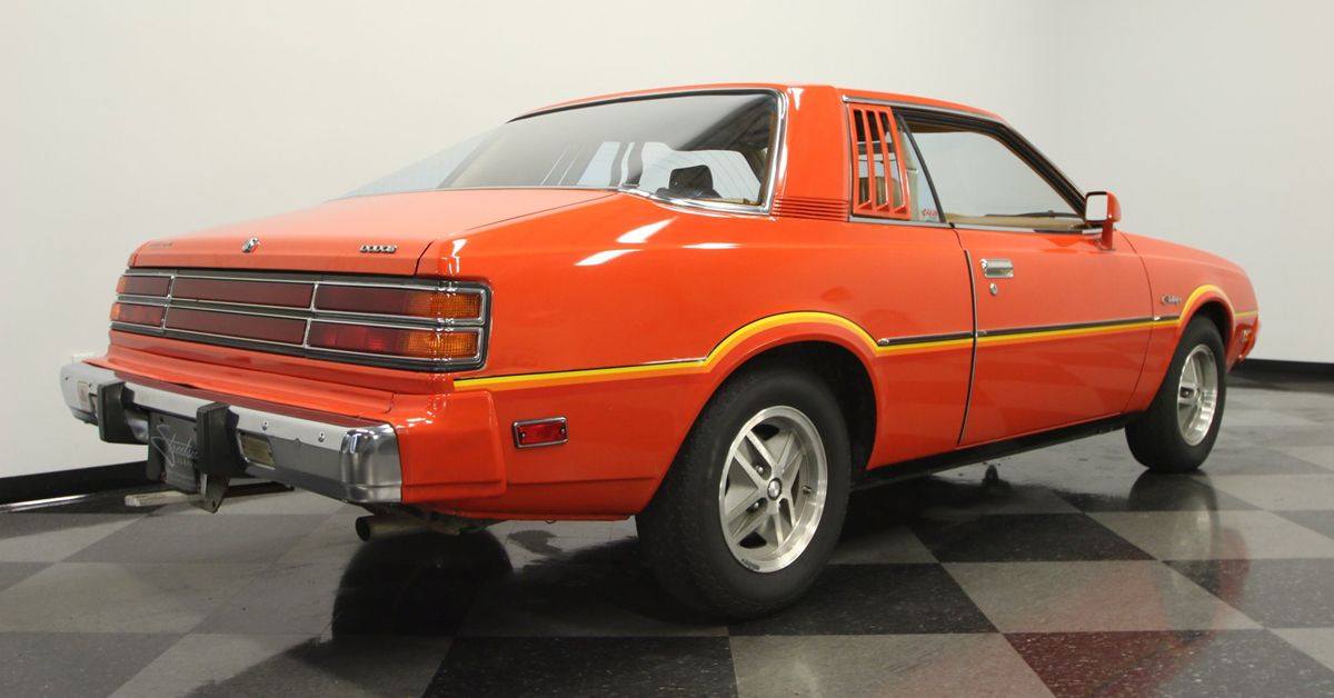 Orange 1978 Dodge Challenger On Display