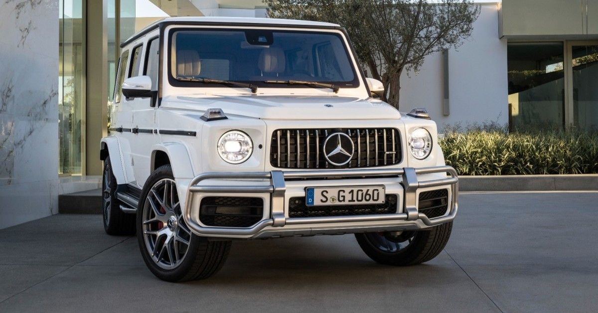 A 2021 Mercedes G-Wagon On  The Road