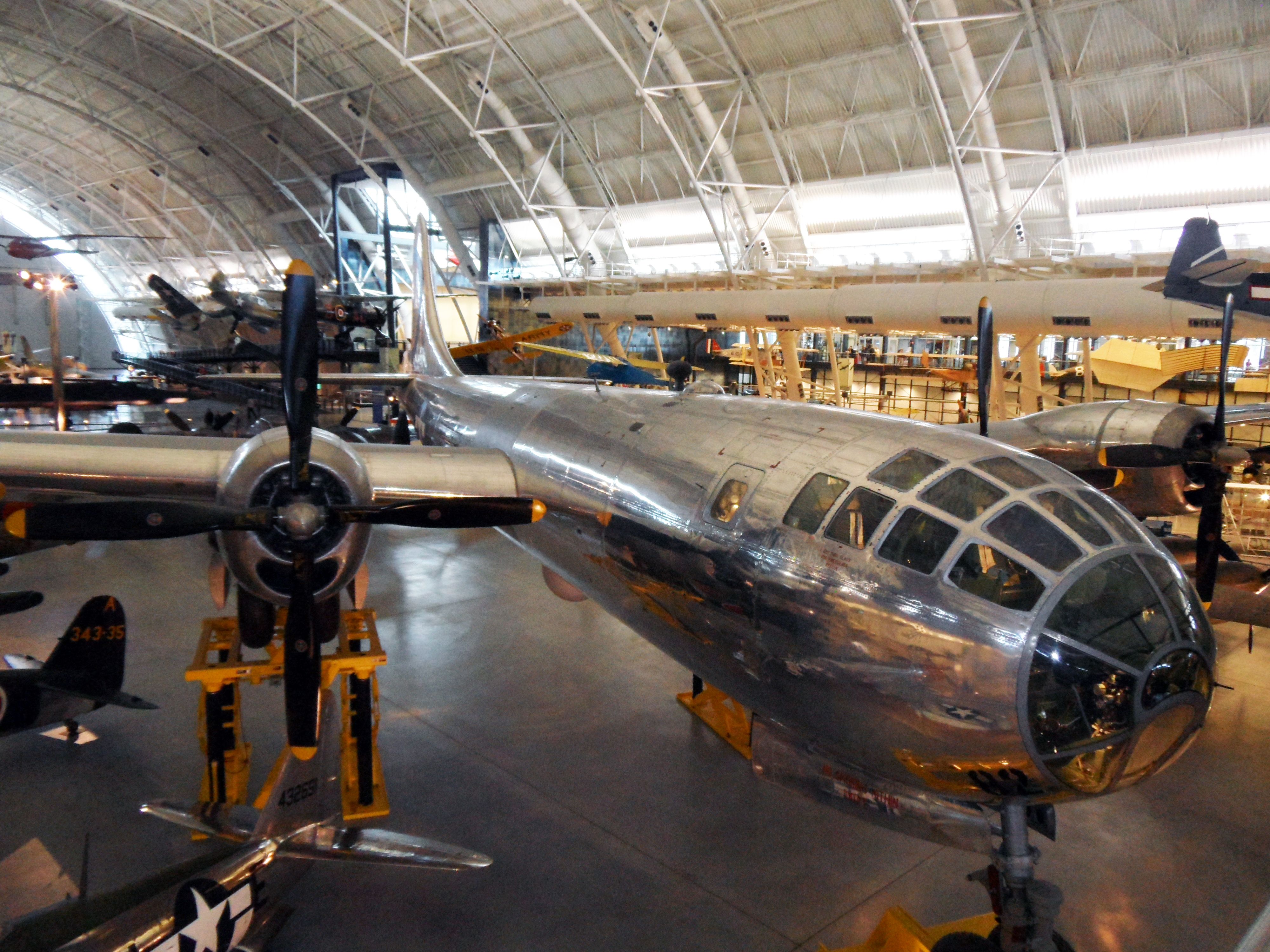 B-29_Superfortress_Enola_Gay_on_display