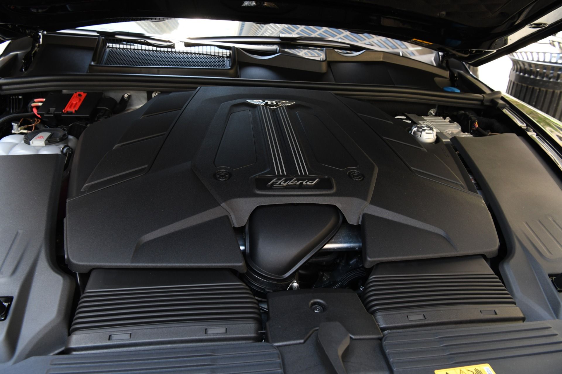 An Image Of Bentley Bentayga's Engine
