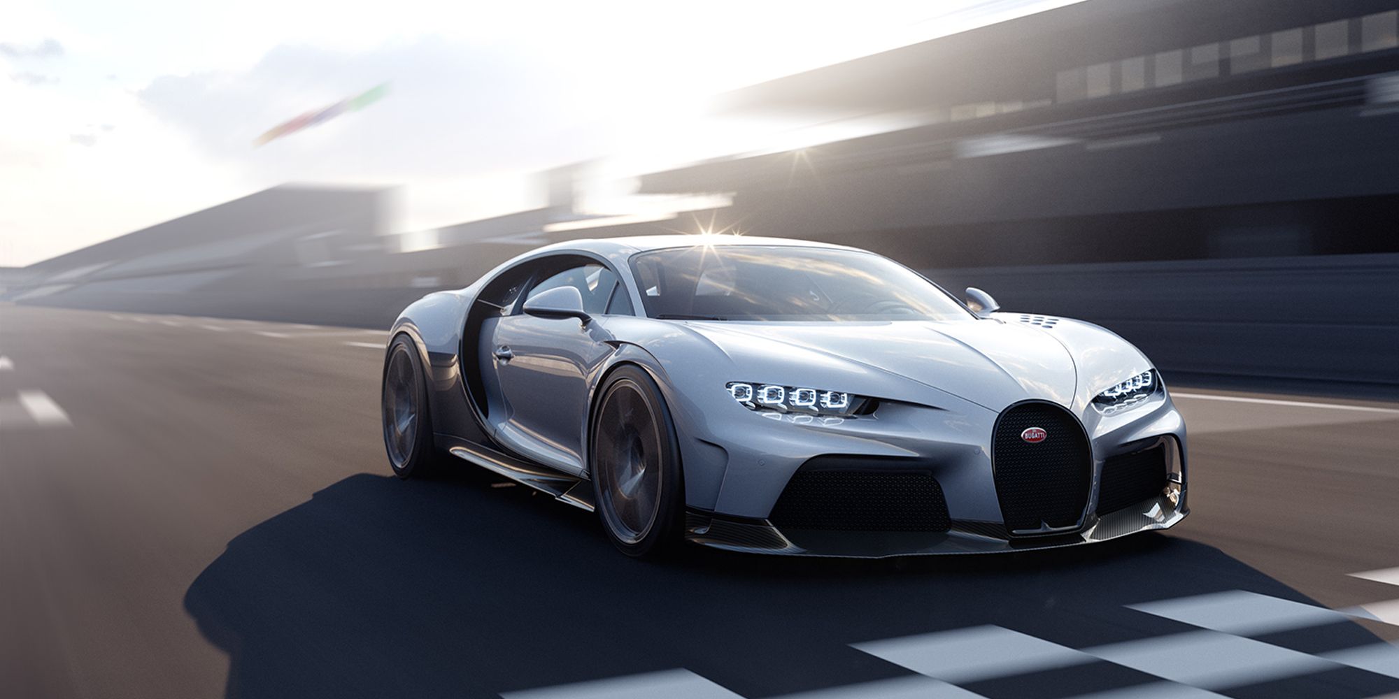 The Chiron Super Sport on track