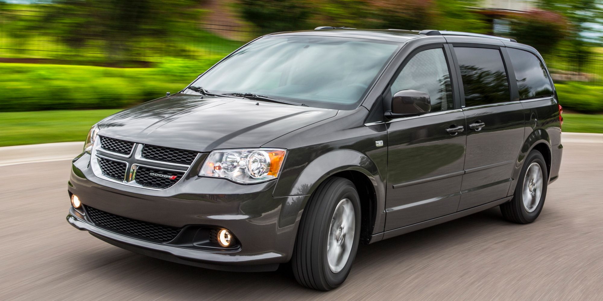 The front of the Dodge Grand Caravan