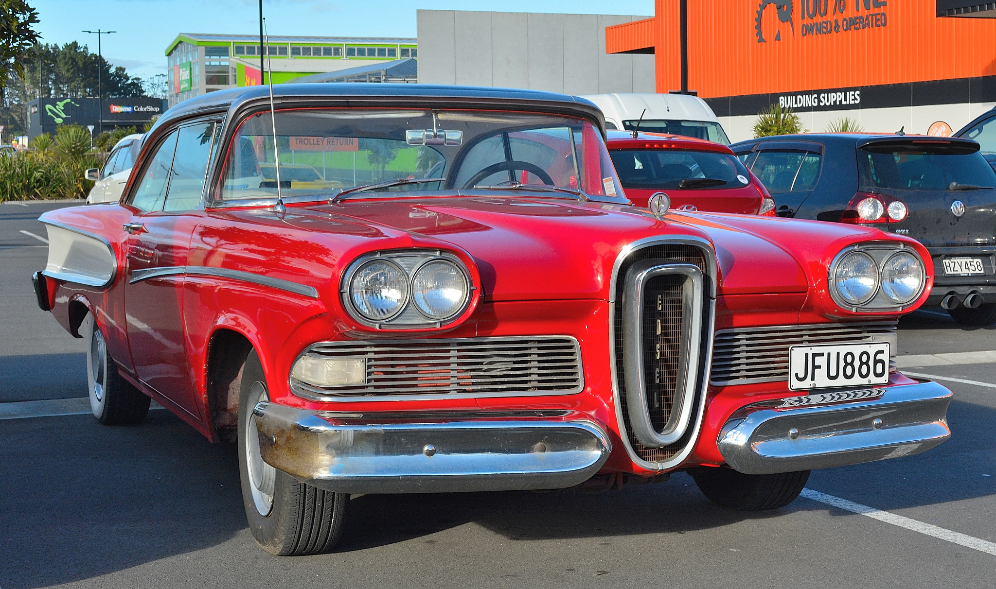 Red Ford Edsel