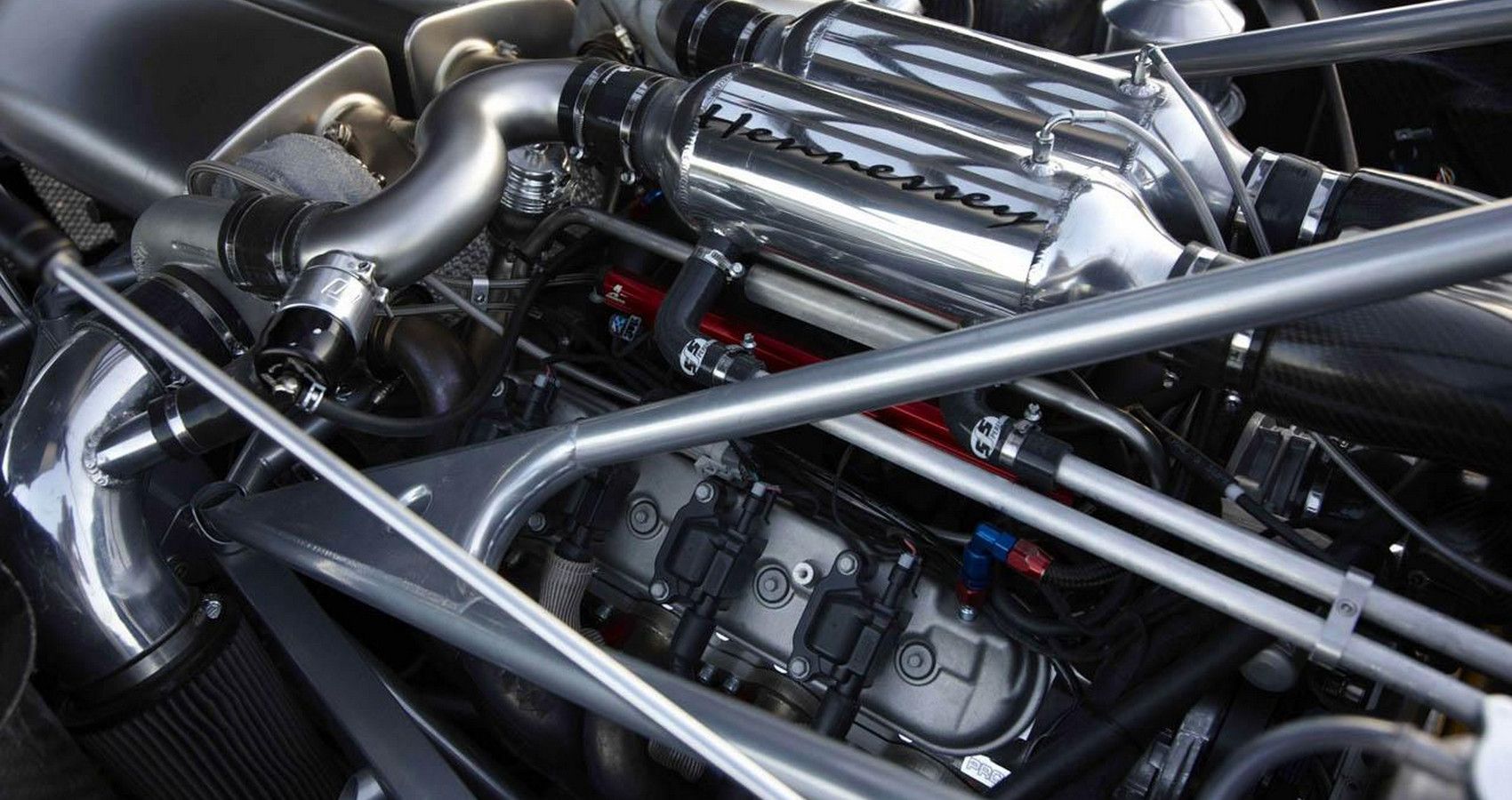 Hennessey Venom GT engine Bay