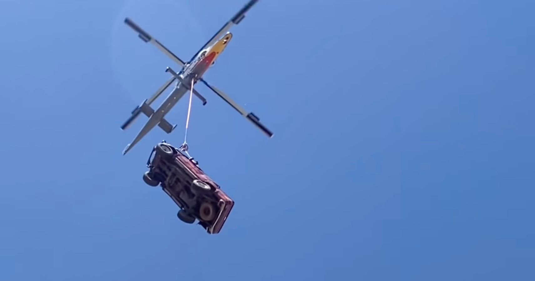 Hilux Airborne Helicopter