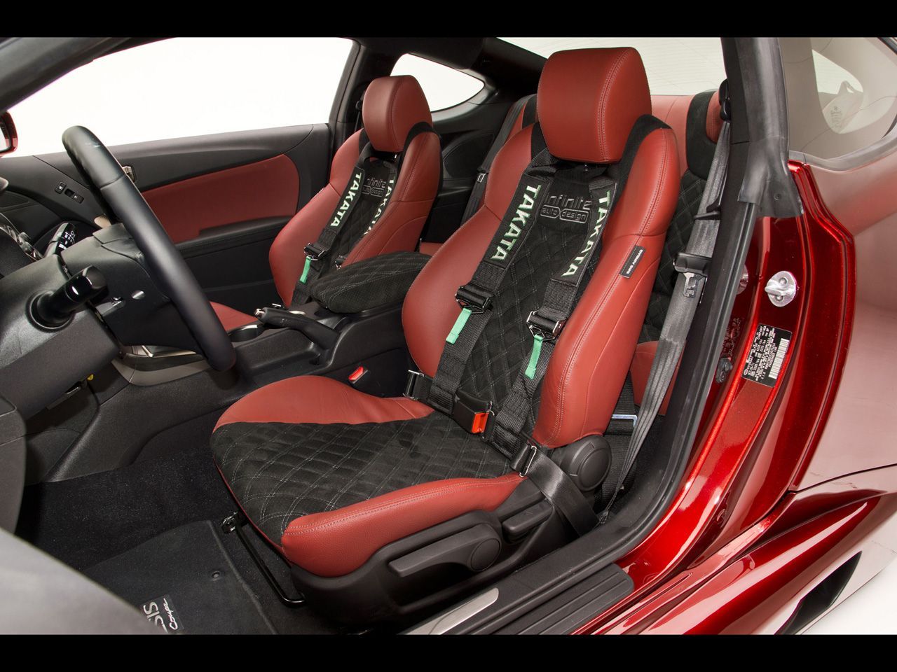 Hyundai Genesis Coupe Seats Red