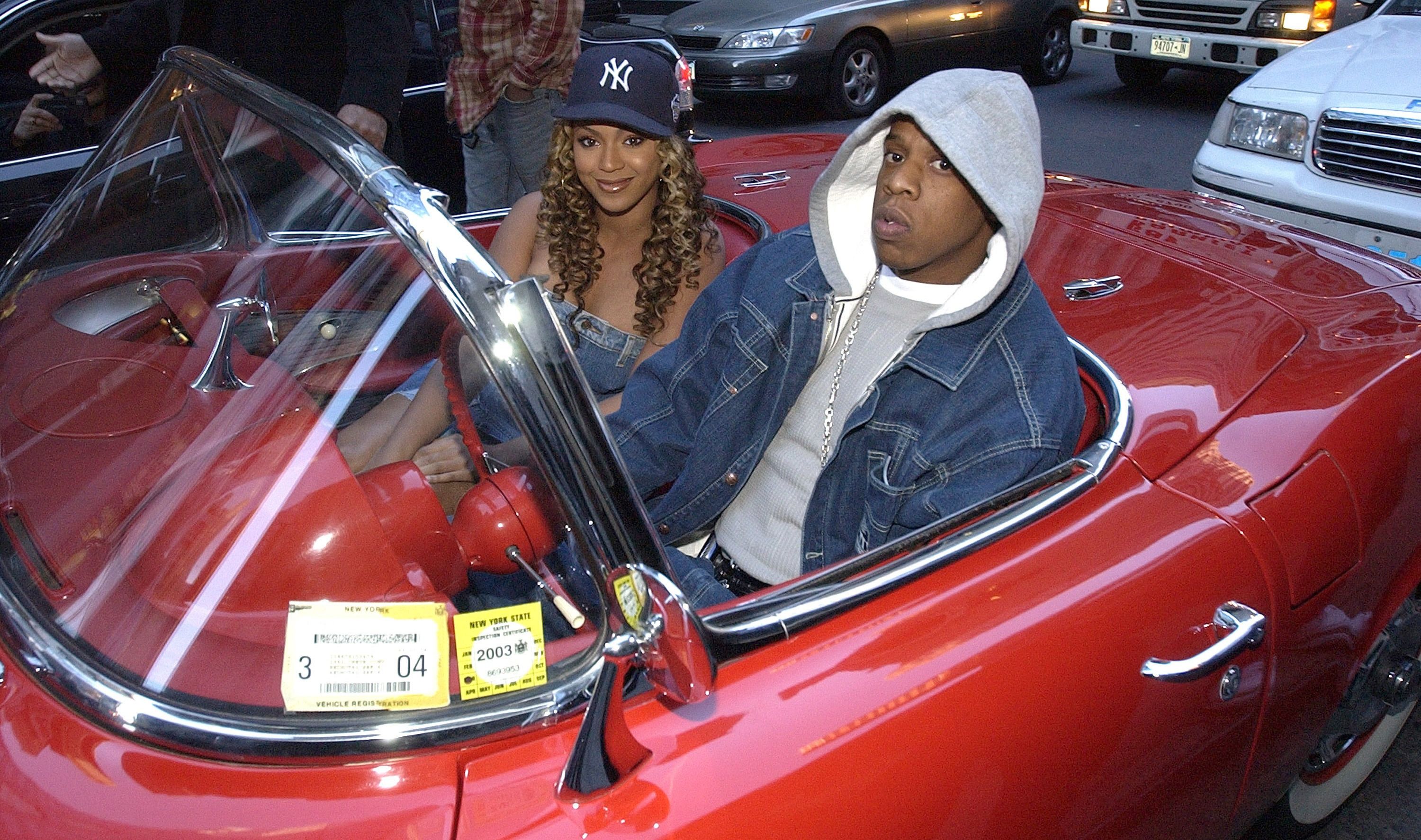 Jay Z And Beyonce In Lush Ride