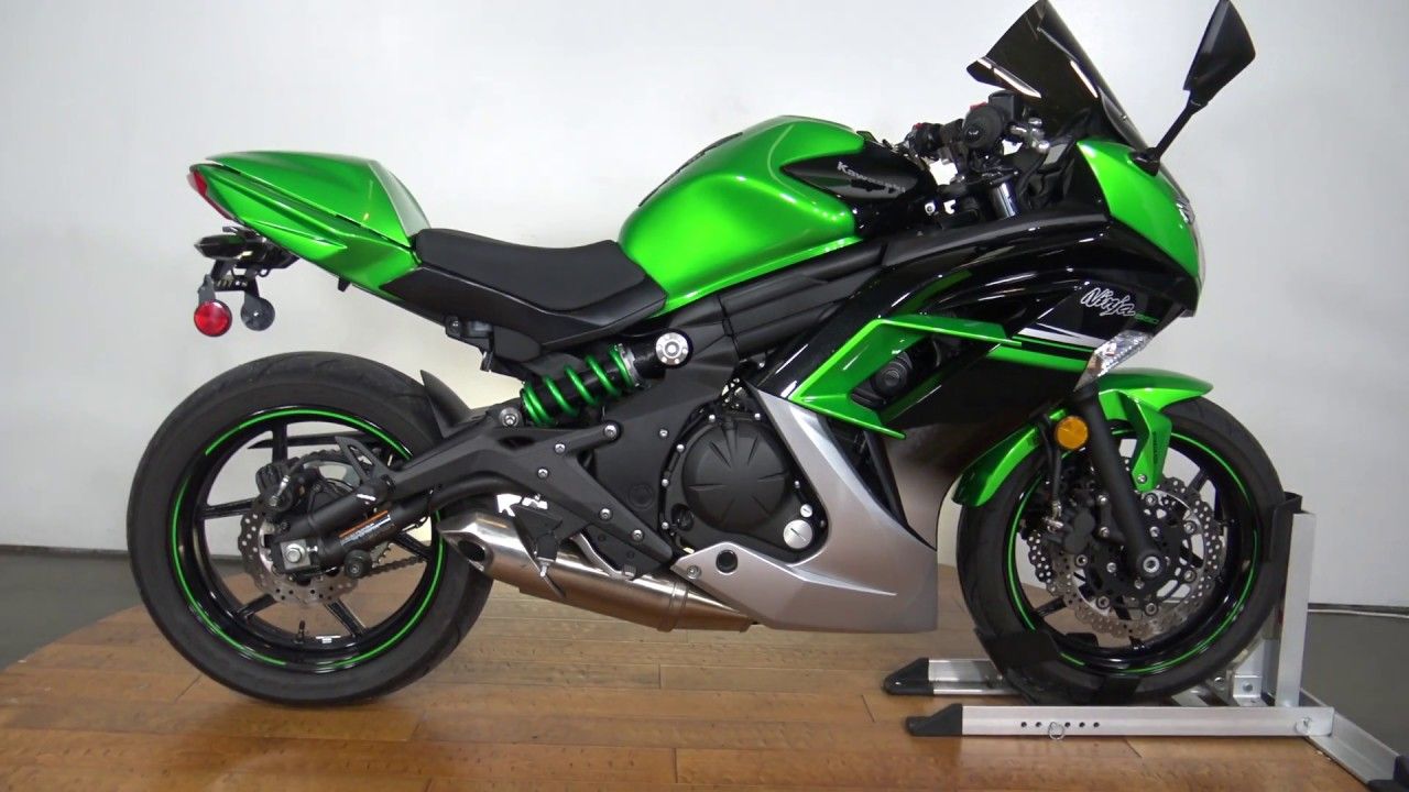 Kawasaki-Ninja-650, green - side