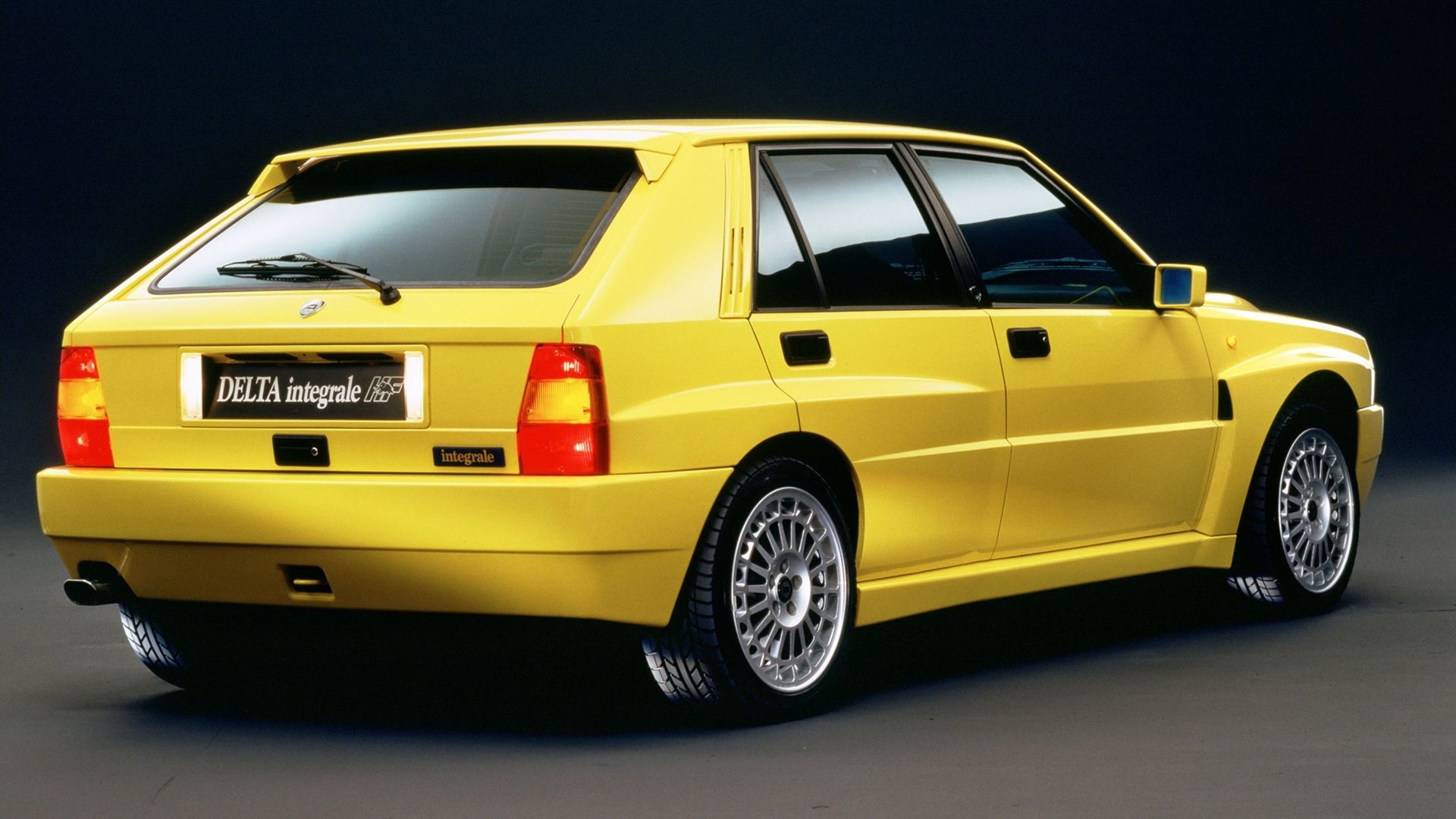The rear of the Delta HF Integrale