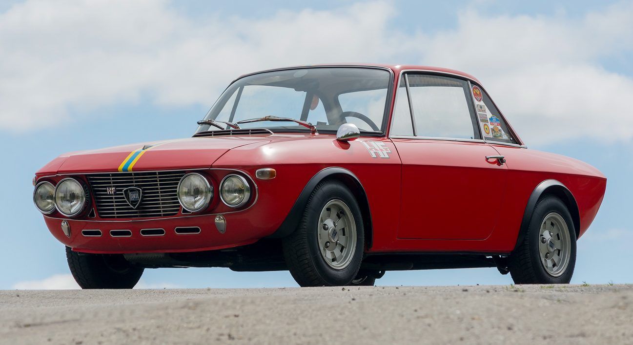 Lancia-Fulvia-Ralley In Red