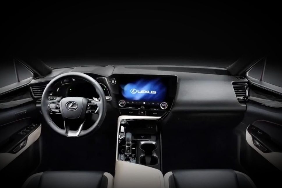 Lexus NX leaked interiors.