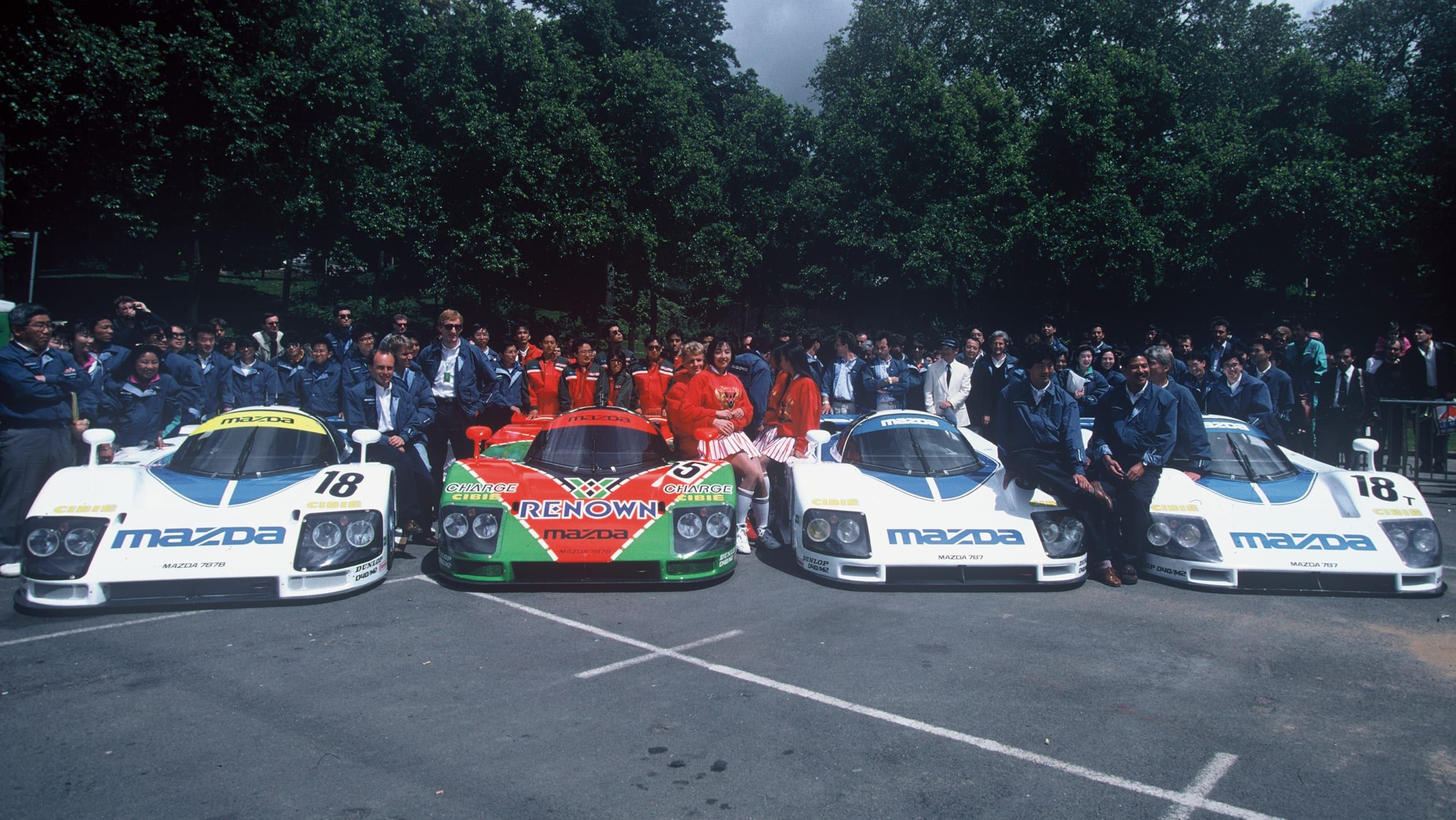 1991 Le Mans 24 Hours Mazda 787Bs