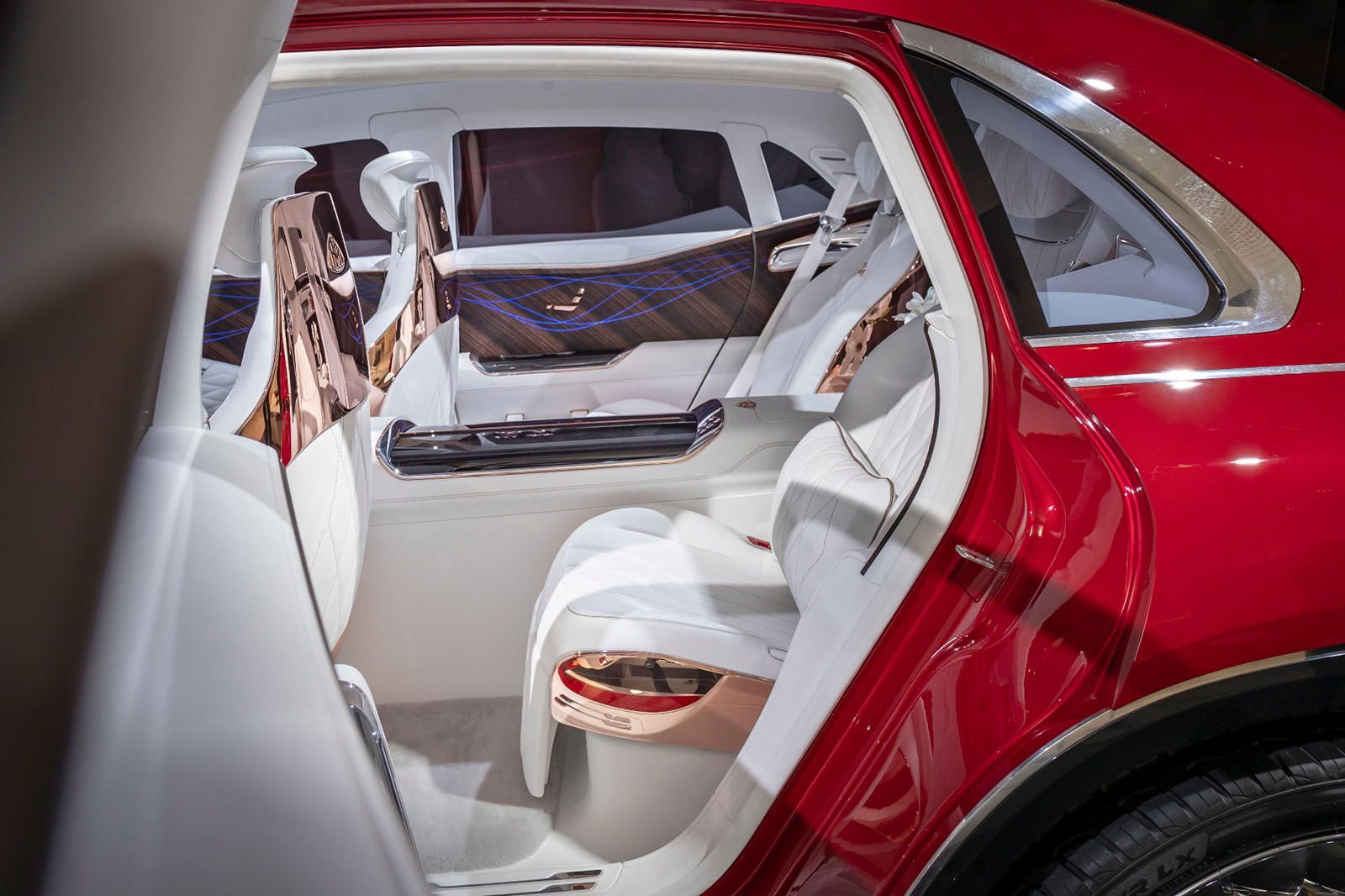 Outside View Of 2021 Mercedes Maybach Rear Seats