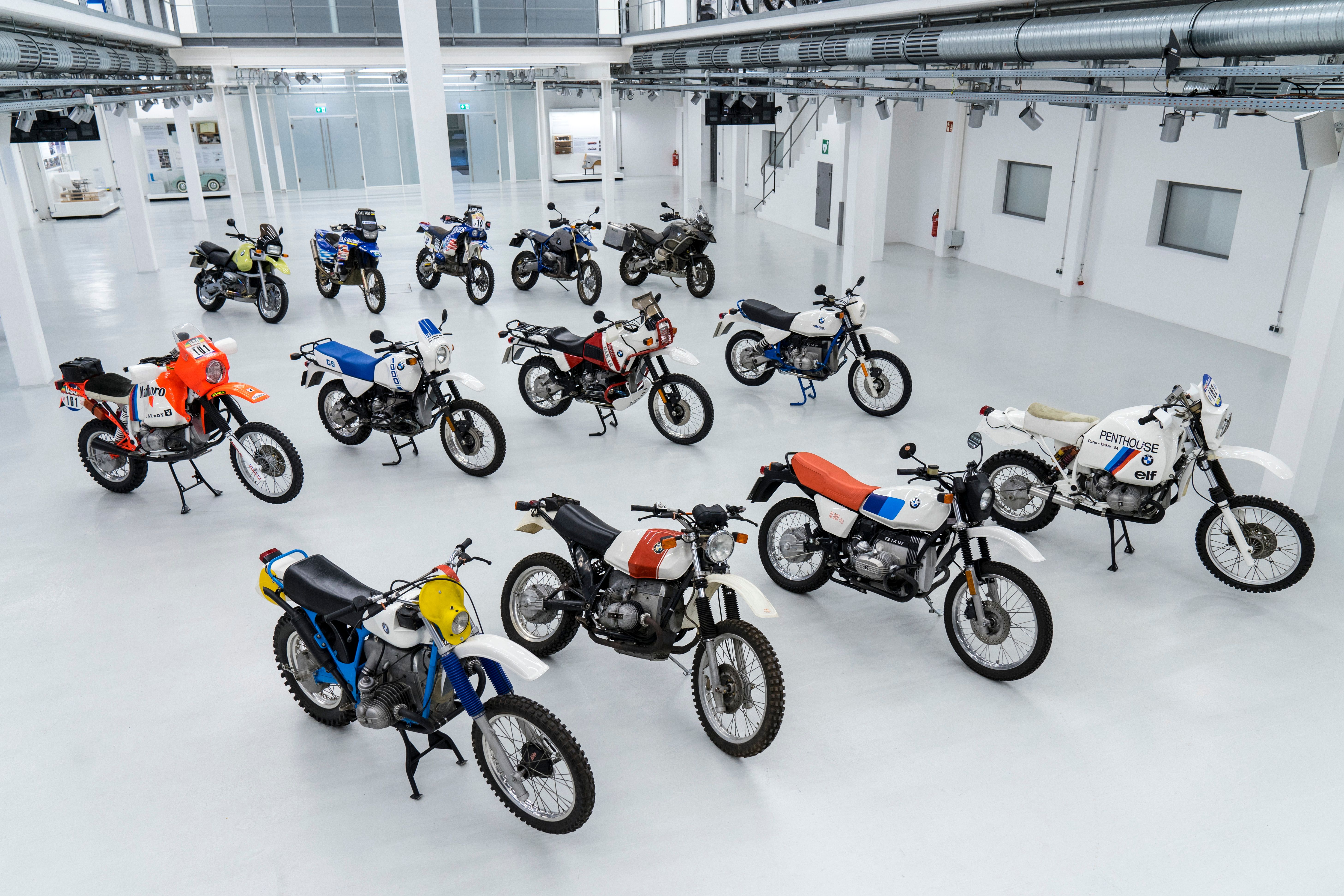 BMW GS historic lineup 40 years