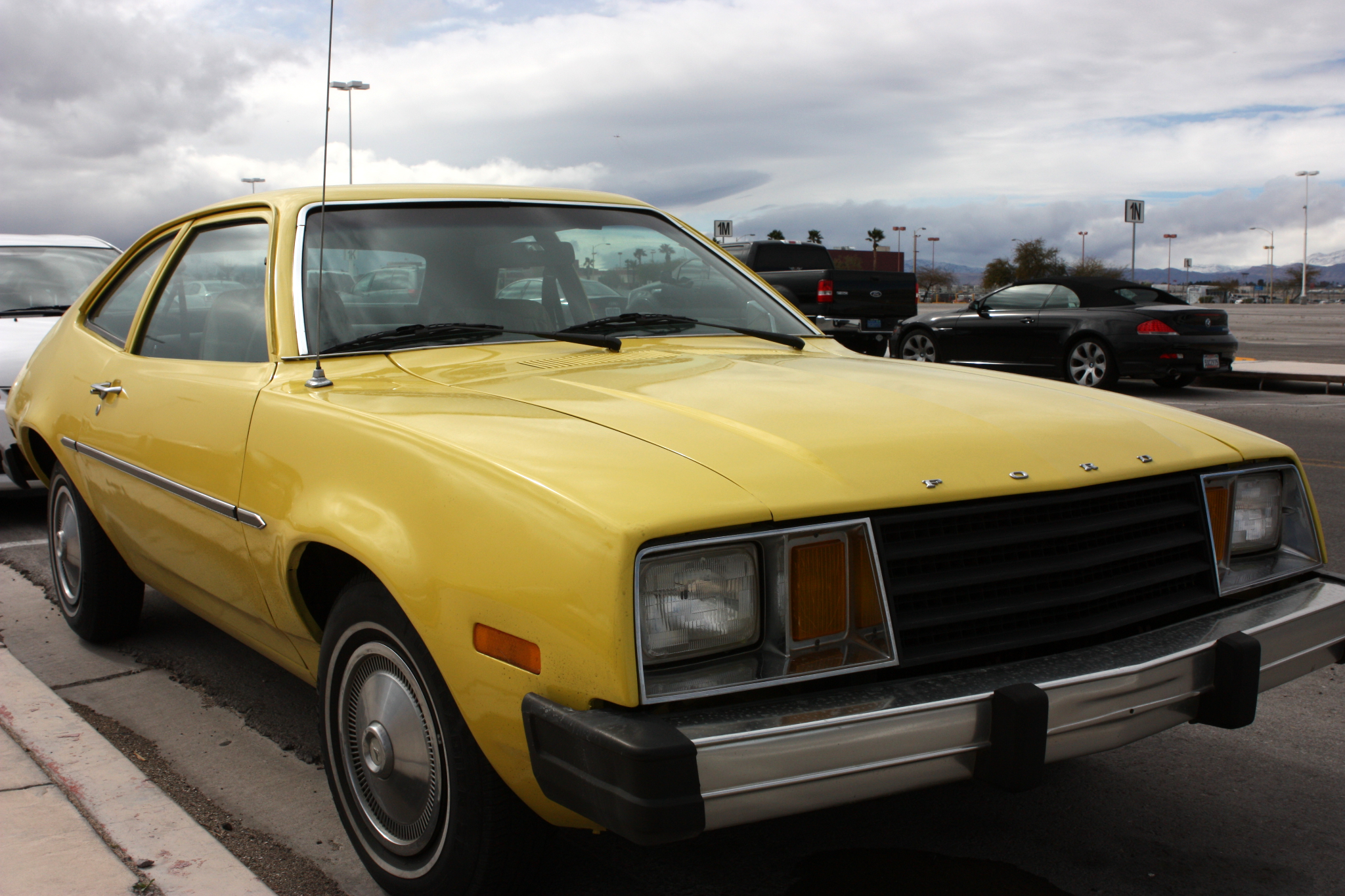 Yellow Ford Pinto