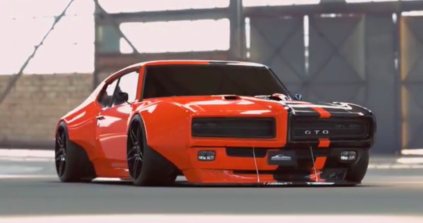 Pontiac GTO Gets A Heavy Dose Of Steroids In Slick Rendering