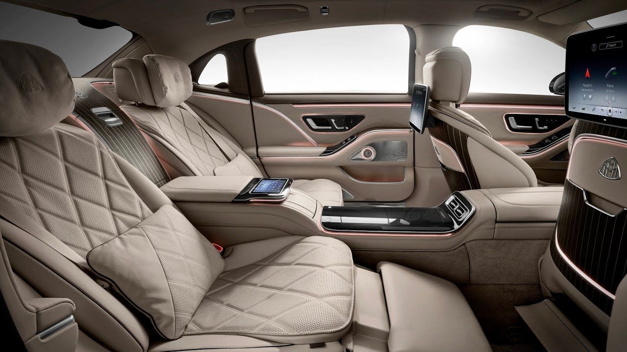 Rear Seat Of 2021 Mercedes Maybach S-Class