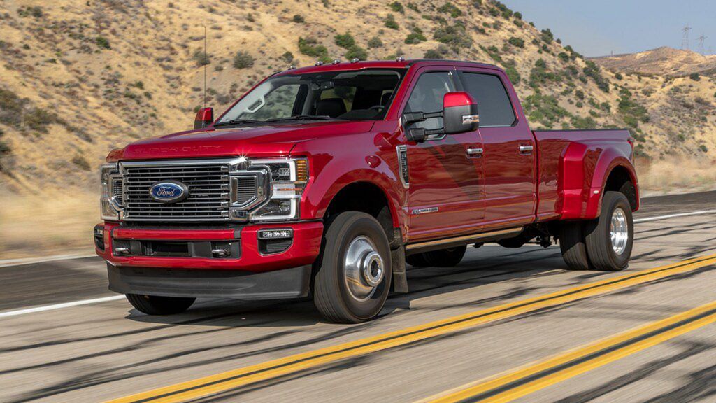Red 2022 Ford F-450 Super Duty