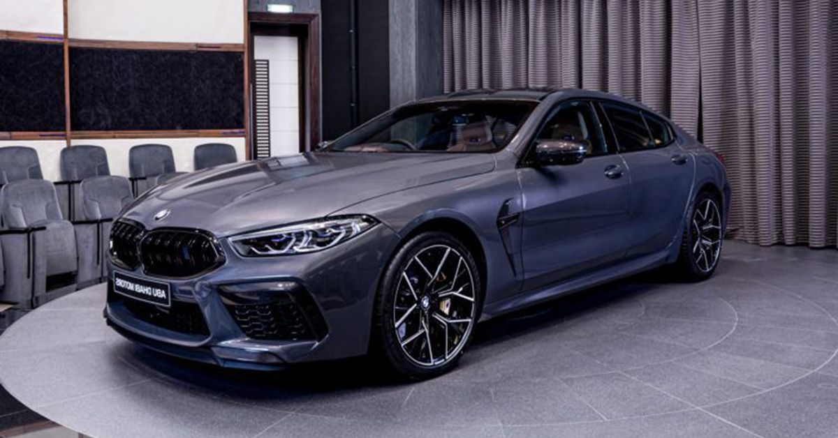 Stunning BMW M8 Competition Gran Coupe Hatch Grey