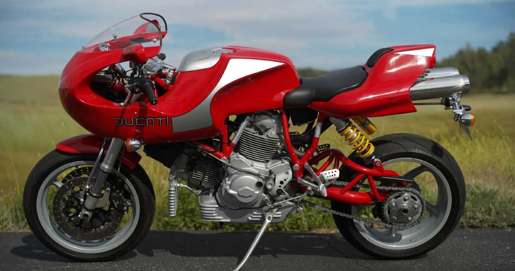 A Red Ducati MH900e
