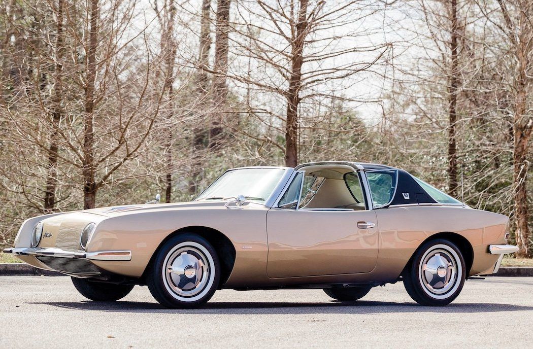The Studebaker Avanti Parked In The Woods