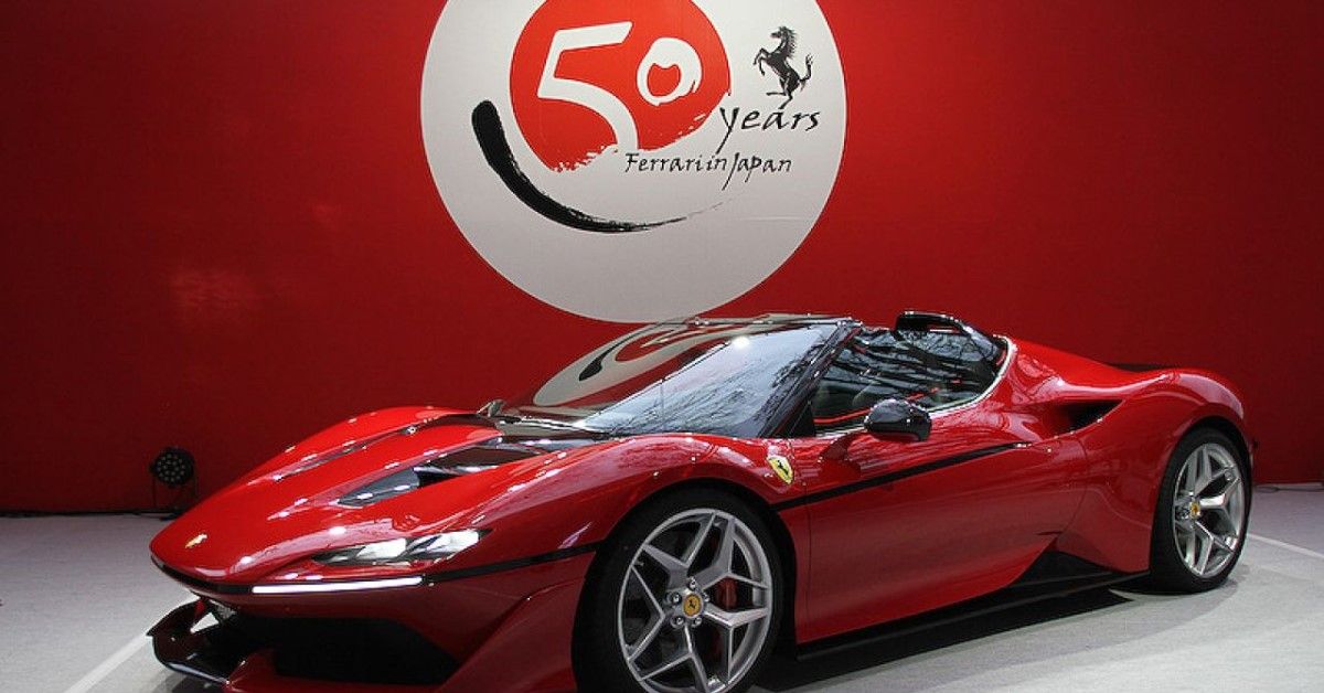 Ferrari J50 exclusive showcase in Japan