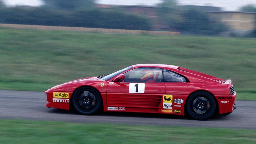 Red Ferrari 348 GT Competition