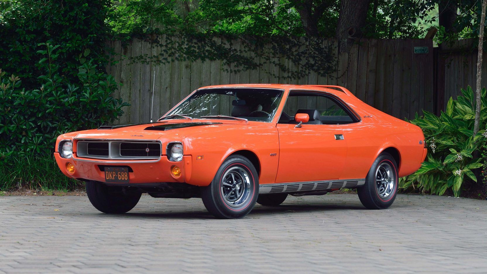 1969 American Motors Javelin, orange, front