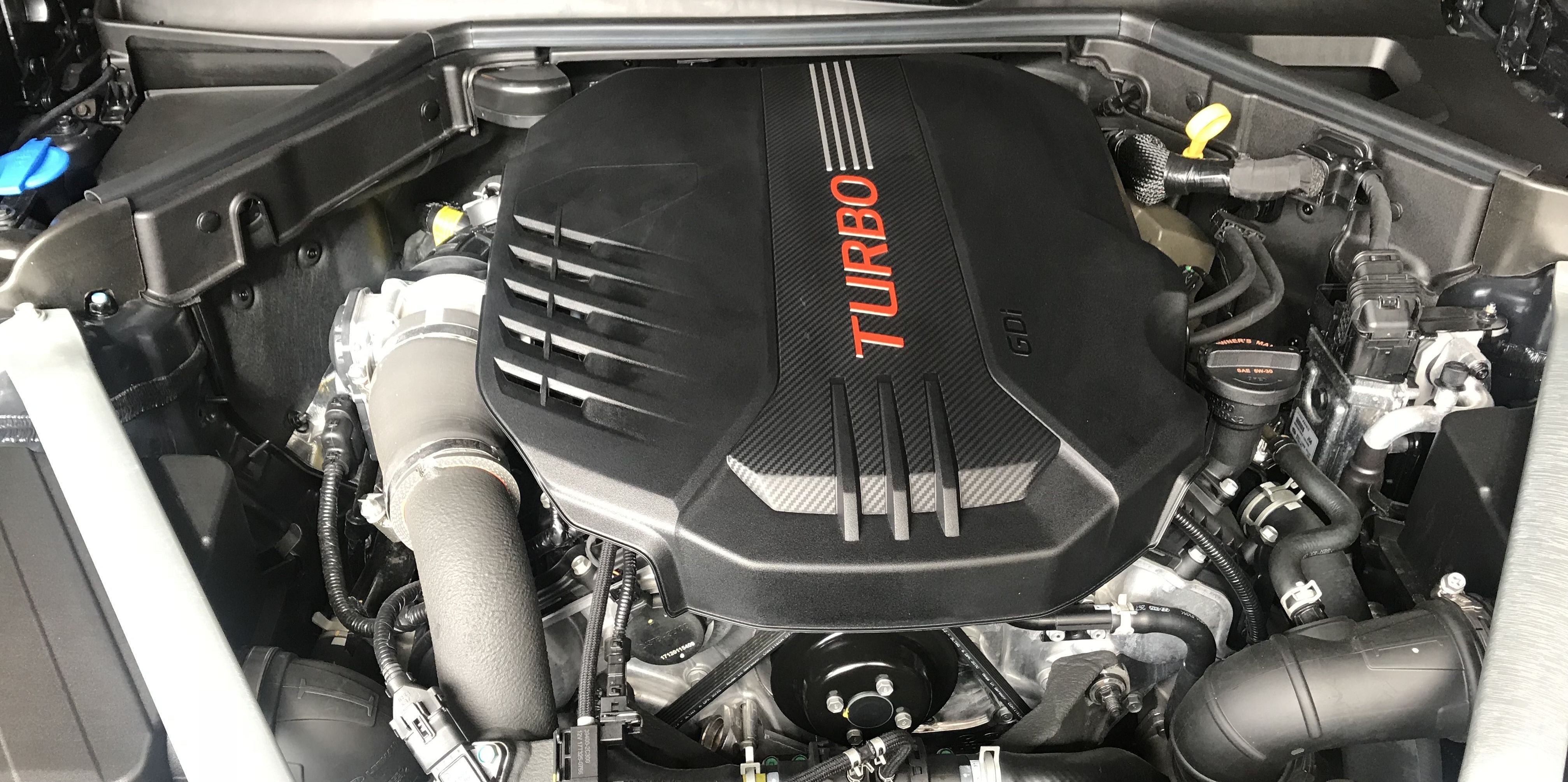 2018 Kia Stinger GT2 AWD Engine Cropped