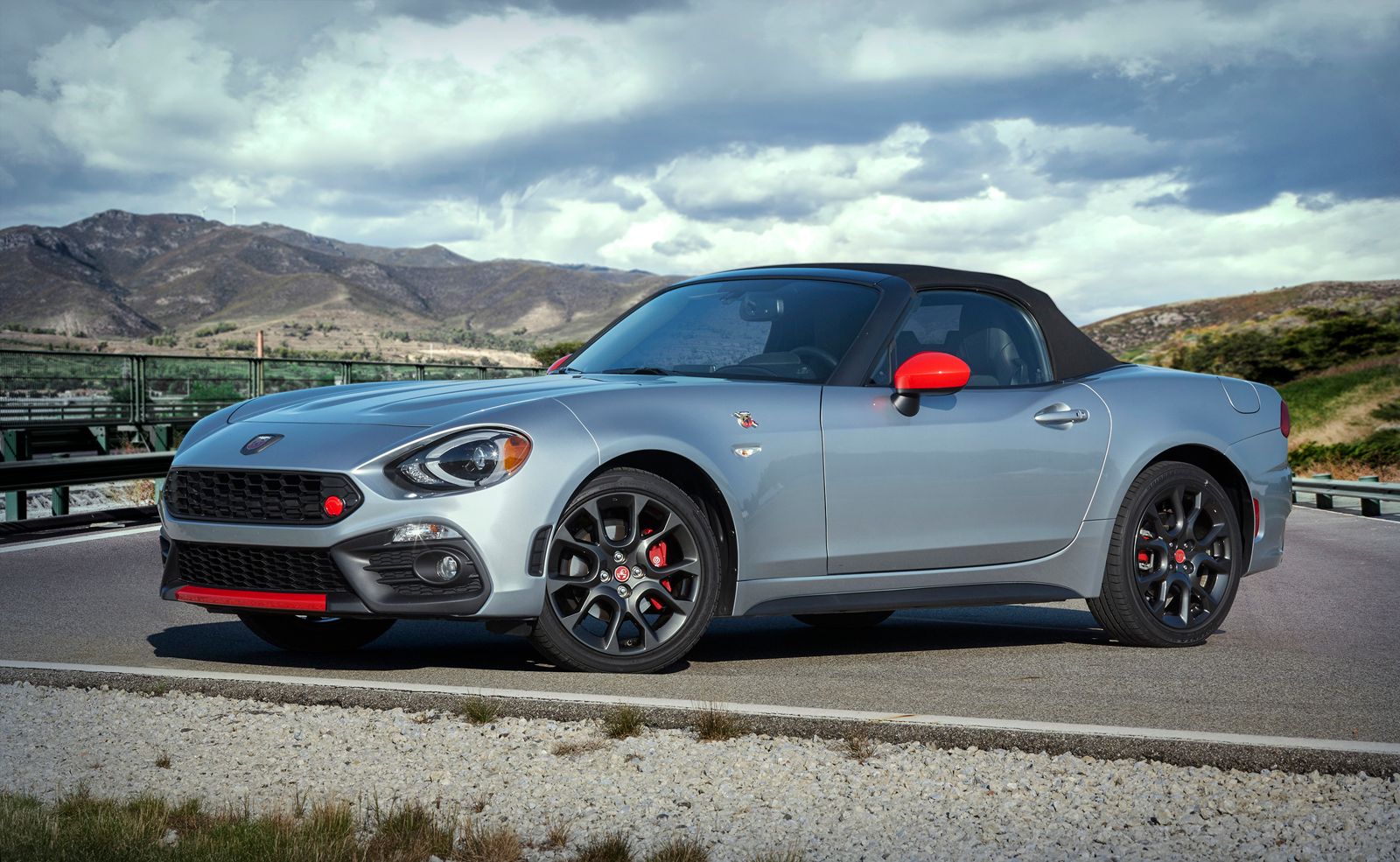 Abarth red tow hook trim FIAT 124 Spider Abarth - 2017-2020