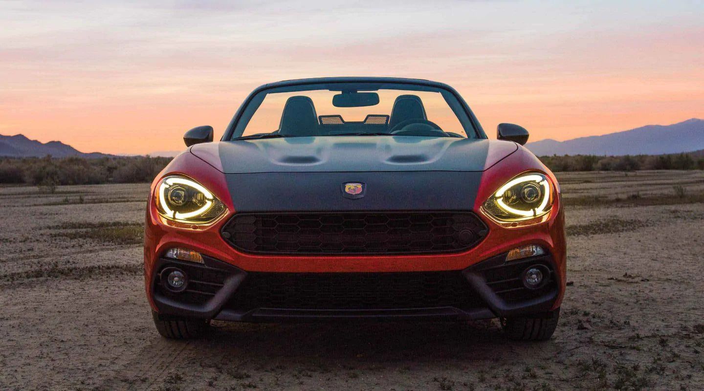 Abarth red tow hook trim FIAT 124 Spider Abarth - 2017-2020