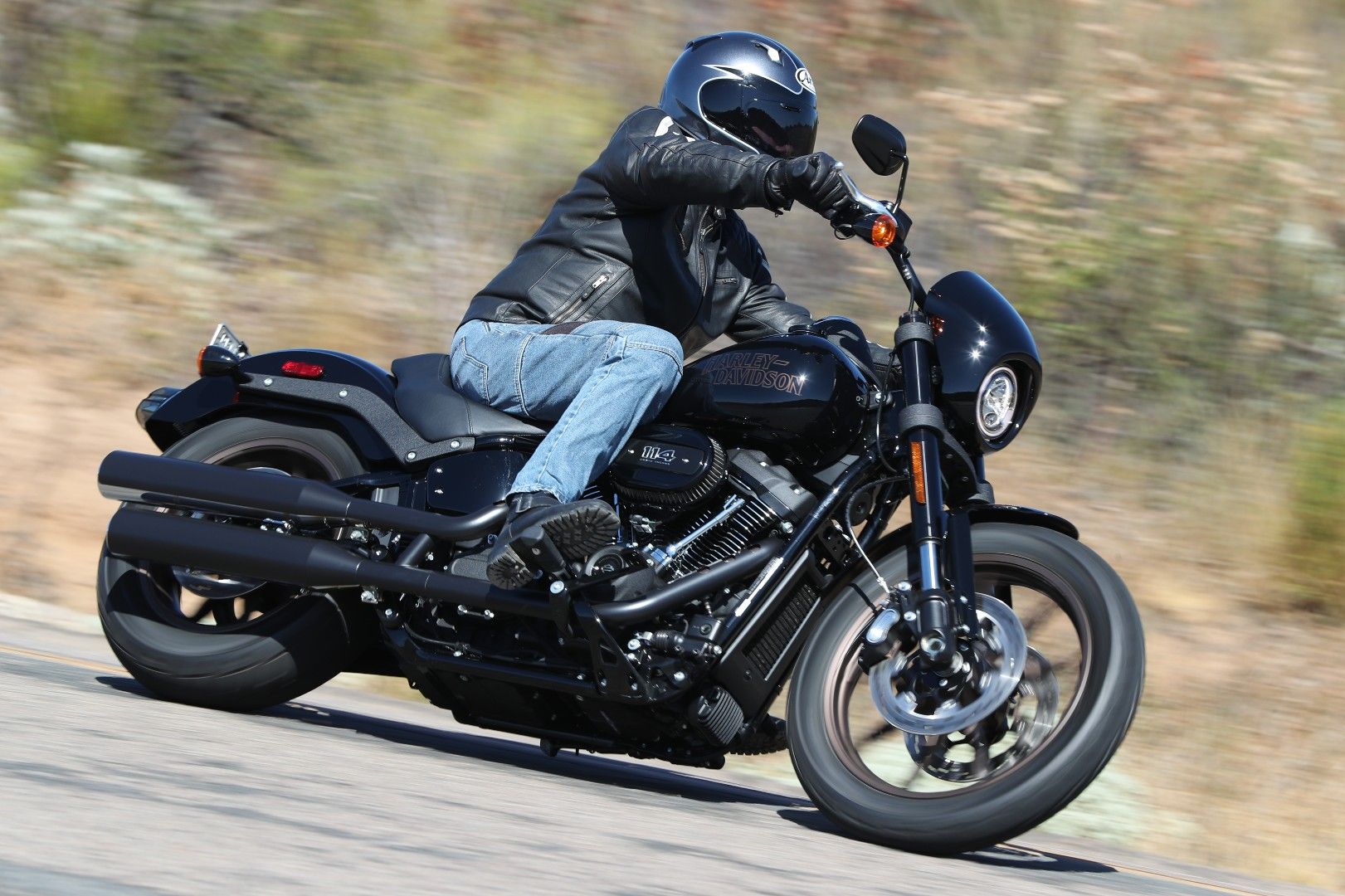 2021 Harley-Davidson Low Rider S Cornering Via Ultimate Motorcycling