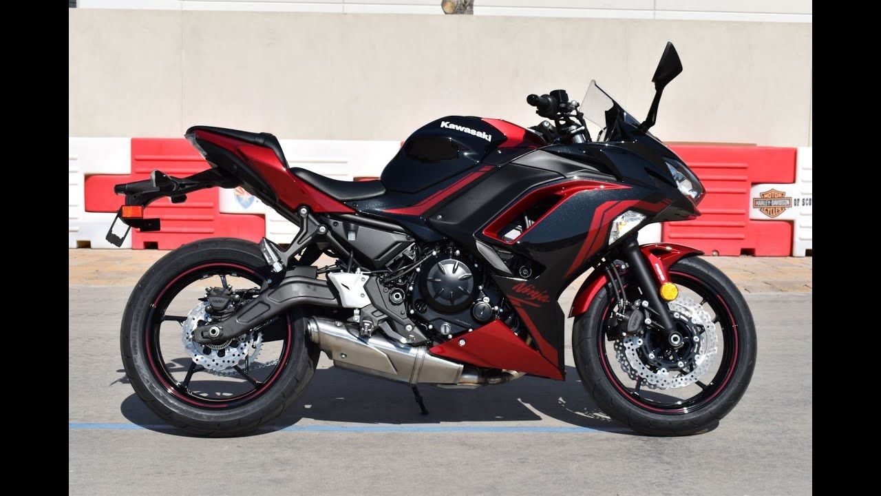 2021 Kawasaki Ninja 650 Red And Black