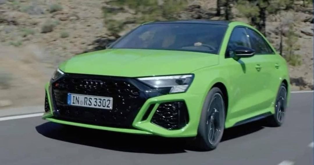 2022 Audi RS3 sedan leaked images
