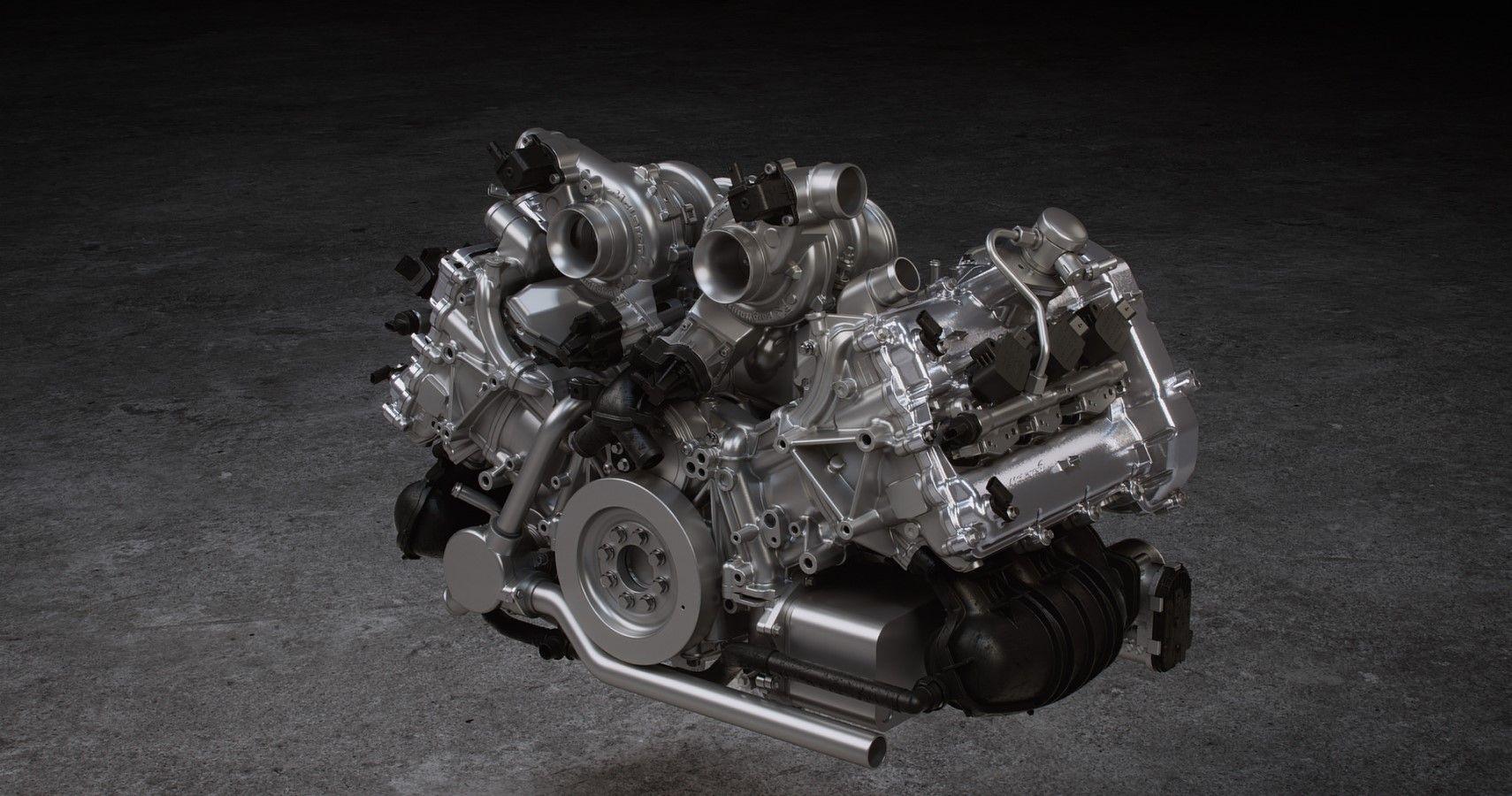 2022 McLaren Artura engine
