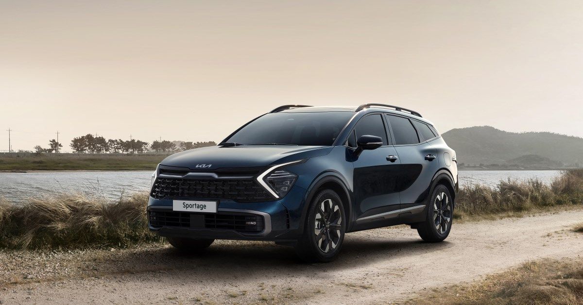 2022 Kia Sportage Blue Front Facing