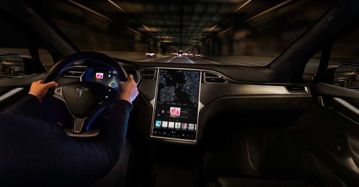 All-Electric Tesla Model X Mid-Size Luxury Crossover 