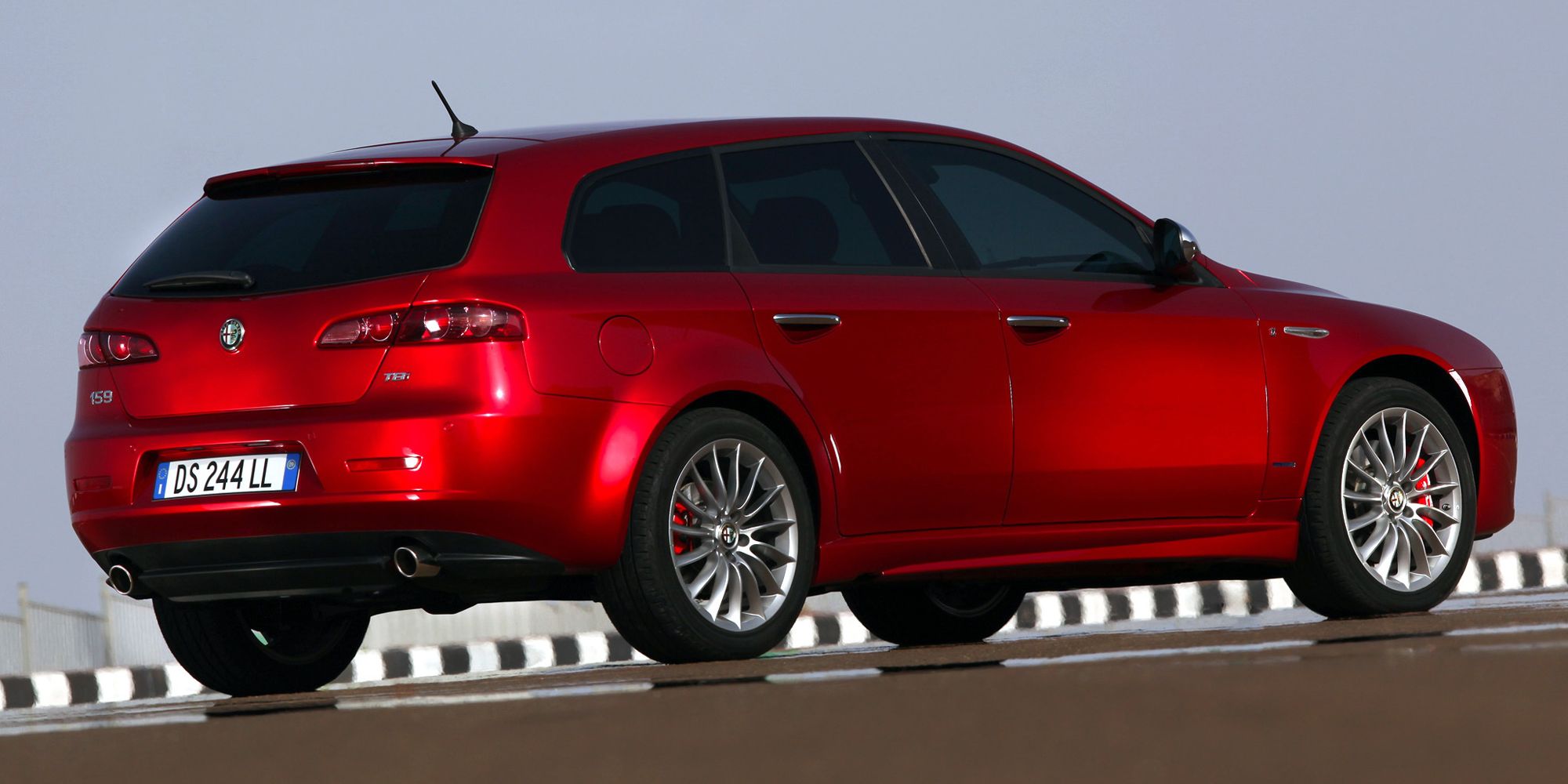 Rear 3/4 view of the 159 Sportwagon